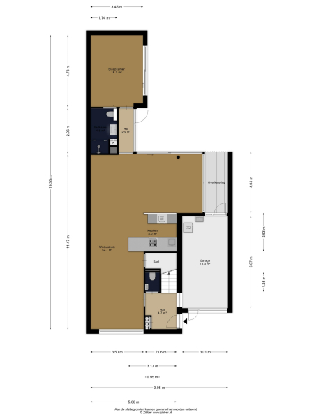 Floor Plan 1 - Distelstraat 7